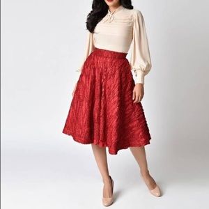 NWOT Unique Vintage Midi Skirt